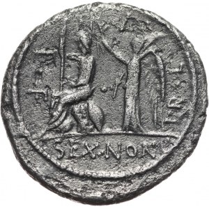 Republika Rzymska, M. Nonius Sufenas, denar 59 p.n.e., Rzym