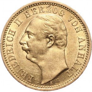 Germany, Anhalt, Friedrich II, 20 Mark 1904 A, Berlin