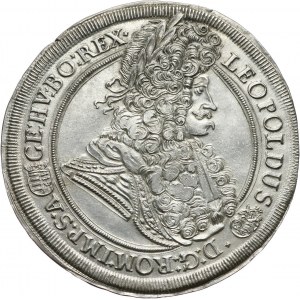 Austria, Leopold I, Taler 1696 KB, Kremnica