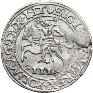 Zygmunt II August, trojak szyderczy 1565, Tykocin