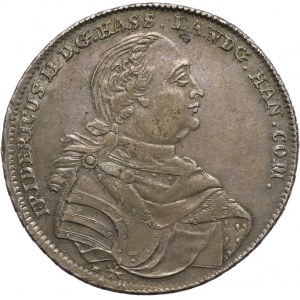 Niemcy, Hesja-Kassel, Fryderyk II, talar 1766 FU, Kassel