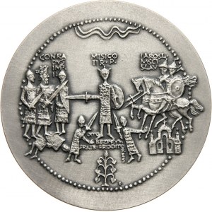 PRL, Seria królewska PTAiN, medal, Mieszko II, SREBRO