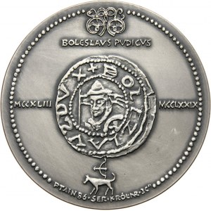 PRL, Seria królewska PTAiN, medal, Bolesław V Wstydliwy, SREBRO