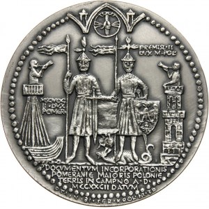 PRL, Seria królewska PTAiN, medal, Przemysław II, SREBRO