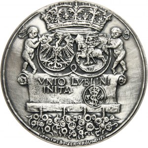 PRL, Seria królewska PTAiN, medal, Zygmunt II August, SREBRO