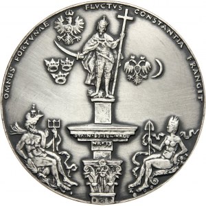 PRL, Seria królewska PTAiN, medal, Zygmunt III Waza, SREBRO