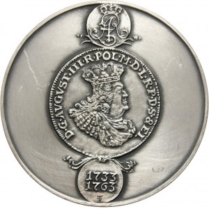 PRL, Seria królewska PTAiN, medal, August III, SREBRO