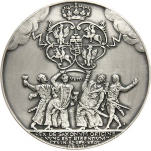 PRL, Seria królewska PTAiN, medal, August III, SREBRO