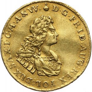 August II Mocny, 3 dukaty 1717, Drezno