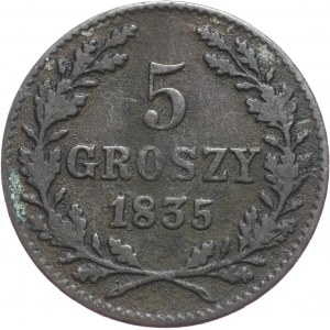 Wolne Miasto Kraków, 5 groszy 1835, Wiedeń