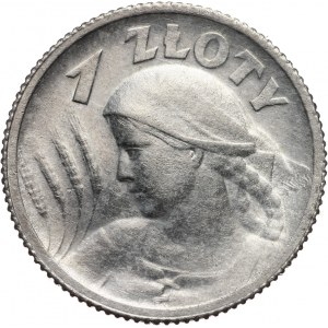 II RP, 1 złoty 1924, Paryż, żniwiarka