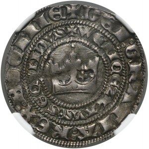 Wacław II Czeski 1300-1305, grosz praski bez daty