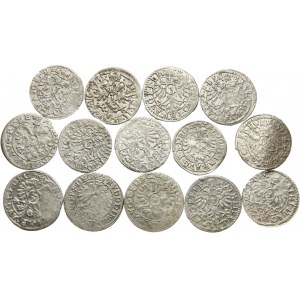 Germany, Pfalz-Zweibrucken, Johann I der Altere 1569-1604, 3 Kreuzer, lot of 14 coins