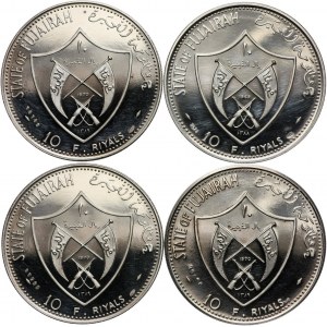 Fujairah, set of 4 coins from 1970, Apollo