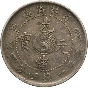 Chiny, Kirin, 20 centów 1901