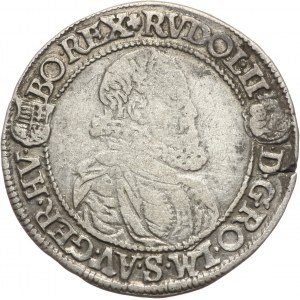 Hungary, Rudolf II, 1/4 Taler 1599 KB, Kremnitz