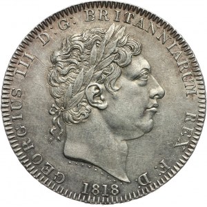 Great Britain, George III, Crown 1818