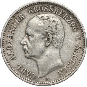 Germany, Saxe-Weimar-Eisenach, Karl Alexander, 2 Mark 1898 A, Berlin