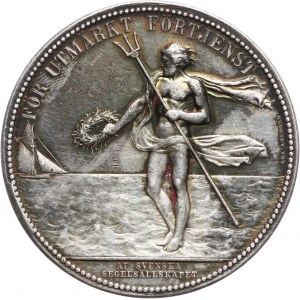 Szwecja, Oskar I, medal z 1832 roku, Posejdon