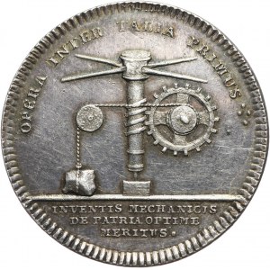 Szwecja, medal, Christoffer Polhem bez daty (1806)