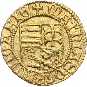 Węgry, Maciej Korwin 1458-1490, goldgulden bez daty, Kremnica