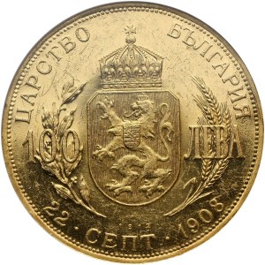 Bulgaria, Ferdinand I, 100 Leva 1912