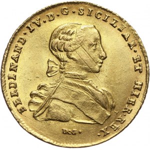 Włochy, Neapol i Sycylia, Ferdynand IV, 6 ducati 1766