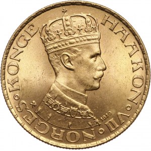 Norwegia, Haakon VII, 20 koron 1910