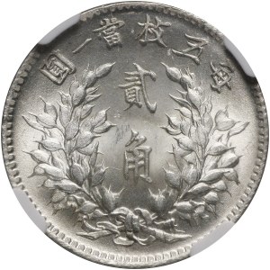 Chiny, 20 centów rok 3 (1914)
