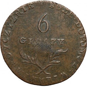 Oblężenie Zamościa 1813, 6 groszy 1813, Zamość