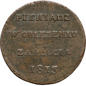 Oblężenie Zamościa 1813, 6 groszy 1813, Zamość