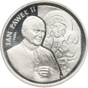 III RP, 200000 złotych 1991, Warszawa, Jan Paweł II, PRÓBA, srebro