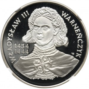 III RP, 200000 złotych 1992, Warszawa, Władysław III Warneńczyk (popiersie)