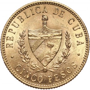 Kuba, 5 pesos 1916