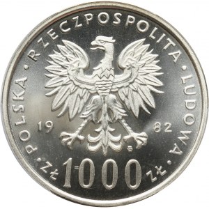 PRL, 1000 złotych 1982, Jan Paweł II