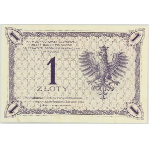II RP, 1 złoty 28.02.1919, seria 49 E