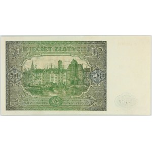 PRL, 500 złotych 15.01.1946, seria C