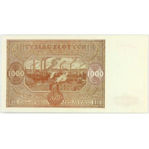 PRL, 1000 złotych 15.01.1946, seria L
