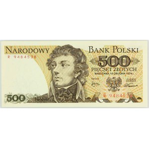 PRL, 500 złotych 16.12.1974, seria R