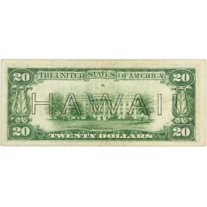 USA, 20 Dollars 1934, Hawaii, Series L