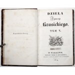 Krasicki I., MIKOŁAJA DOŚWWIADCZYŃSKIEGO PRZYPADKI, HISTORIA, LISTY OGRODACH, 1829 DZIEŁA, díl V.