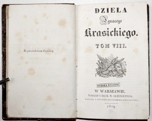 Krasicki I., ŻYCIA ZACNYCH MĘŻÓW, 1829 DZIEŁA t.VIII