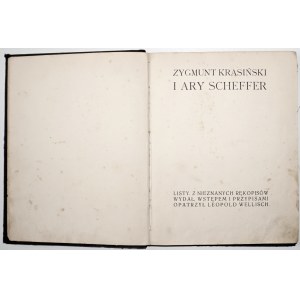 Krasinski Z., ZYGMUNT KRASIŃSKI AND ARY SCHEFFER, 1909