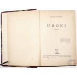 Kudliński T., UROKI powieść, zv. 1-2, 1938