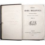 Mickiewicz A., PAN TADEUSZ, 1870 [CZYLI OSTATNI ZJAZD NA LITWIE] Dzieła Adama Mickiewicza. T. 3