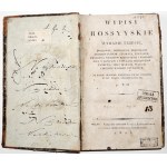 Ostrowski P., WYPISY ROSSYSKIE, Vilnius 1823