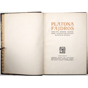 Plato, PLATONA FAJDROS, 1918 [Witwicki].