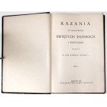 Adamski J.S., KAZANIA NA UROCZYSTTYCH PAÑSKICH, zv. 1-2, 1923