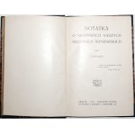 Giżycki J., NOTATKI O NIEKTÓRY NASZYCH SIEDZIBACH TRYNITARICH, 1912