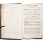 PĚCHOTNÍ ŘÁD, 1816 REGLEMENT CONCERNANT L'EXERCICE ET LES MANOEUVRES DE L'INFANTERIE DU PREMIER AOUT 1791